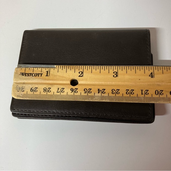 Jos. A. Bank Dark Brown Leather Card Holder - Picture 6 of 12